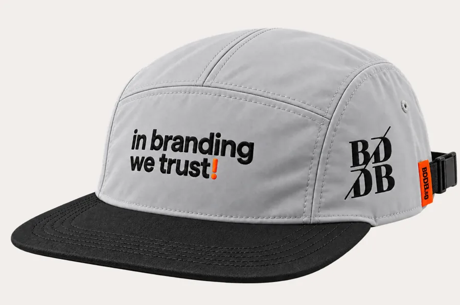 Boné camp "in branding we trust!": outra vista