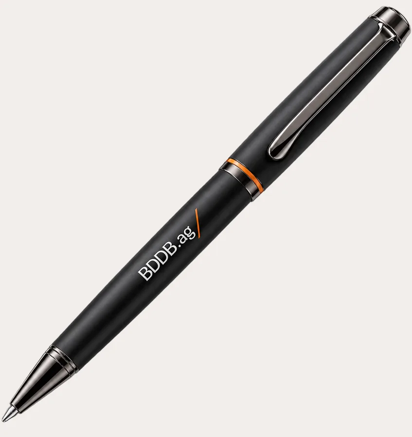 Caneta rollerball BDDB.ag: outra vista