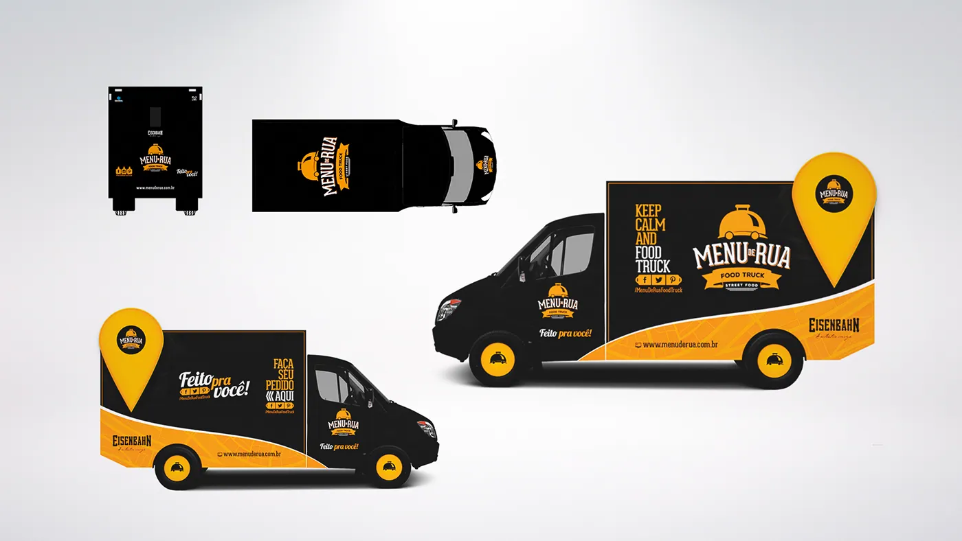 Menu de Rua Food Truck, Marca e identidade visual: peça 5