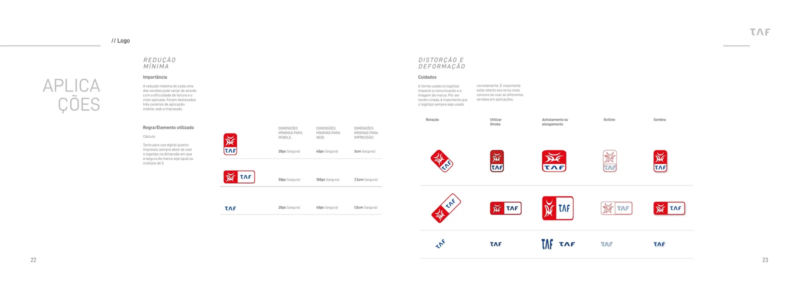 TAF, Redesign de marca e brandbook: peça 9