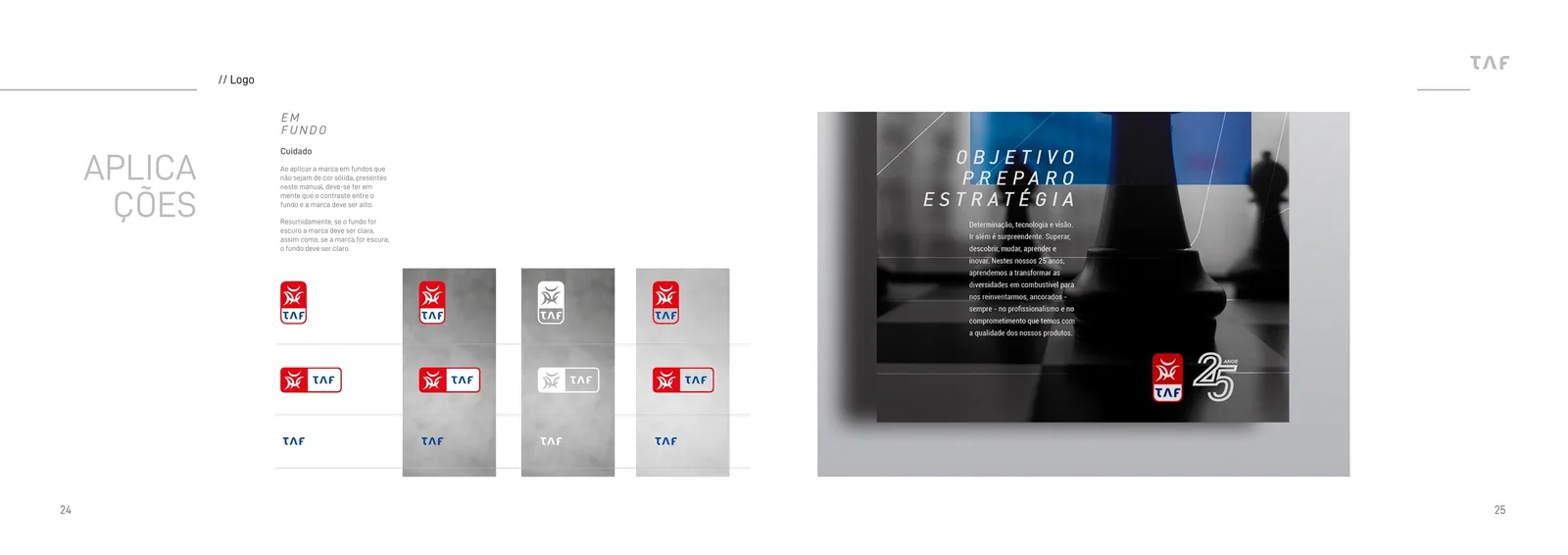 TAF, Redesign de marca e brandbook: peça 10