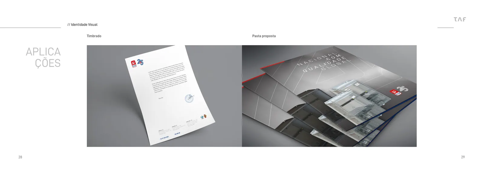 TAF, Redesign de marca e brandbook: peça 12