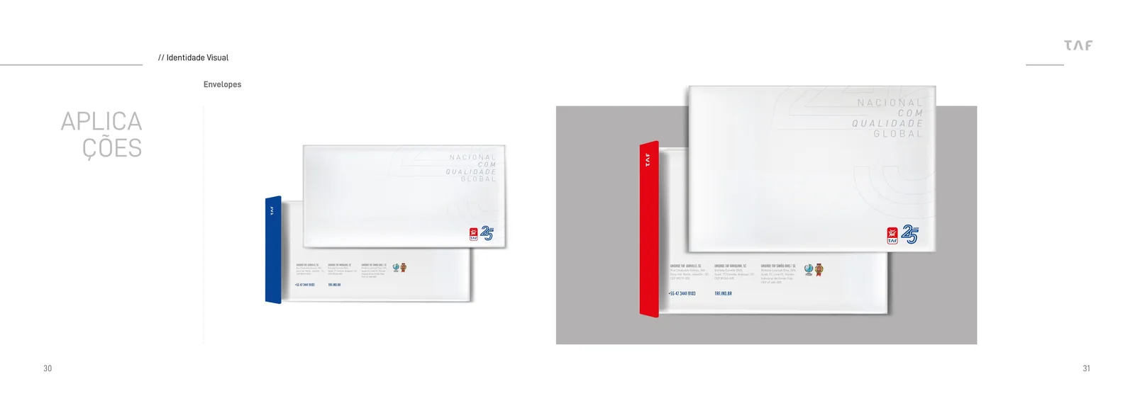 TAF, Redesign de marca e brandbook: peça 13