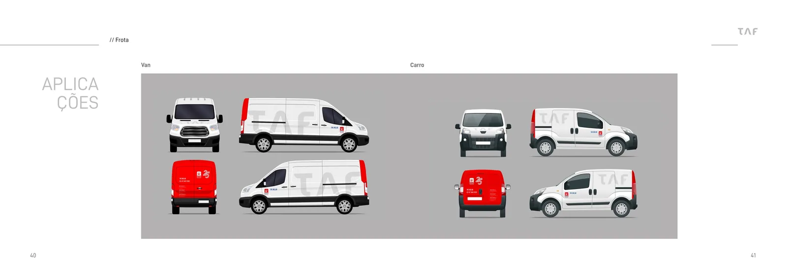 TAF, Redesign de marca e brandbook: peça 18