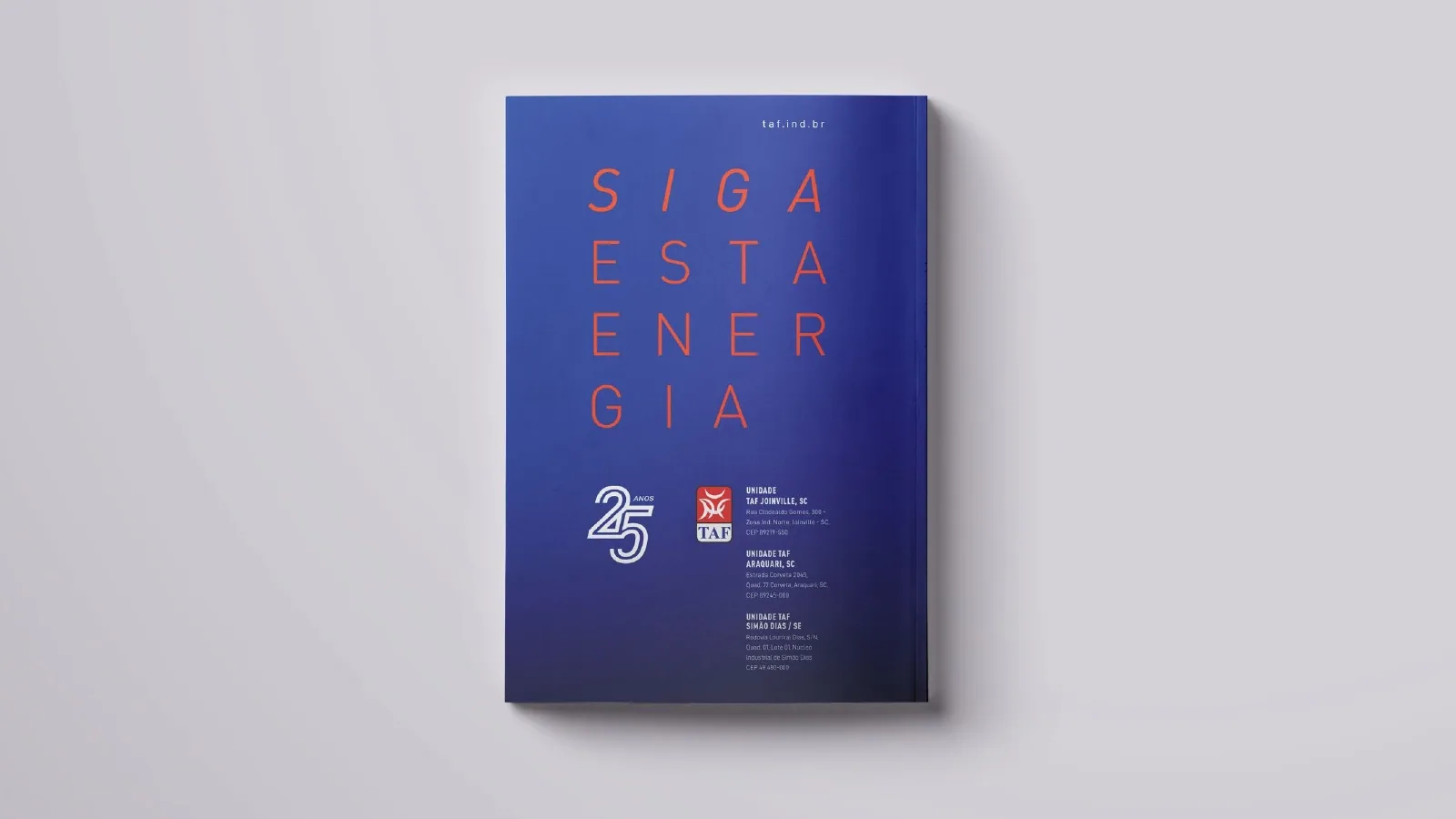 TAF, Catálogos de produtos: peça 8