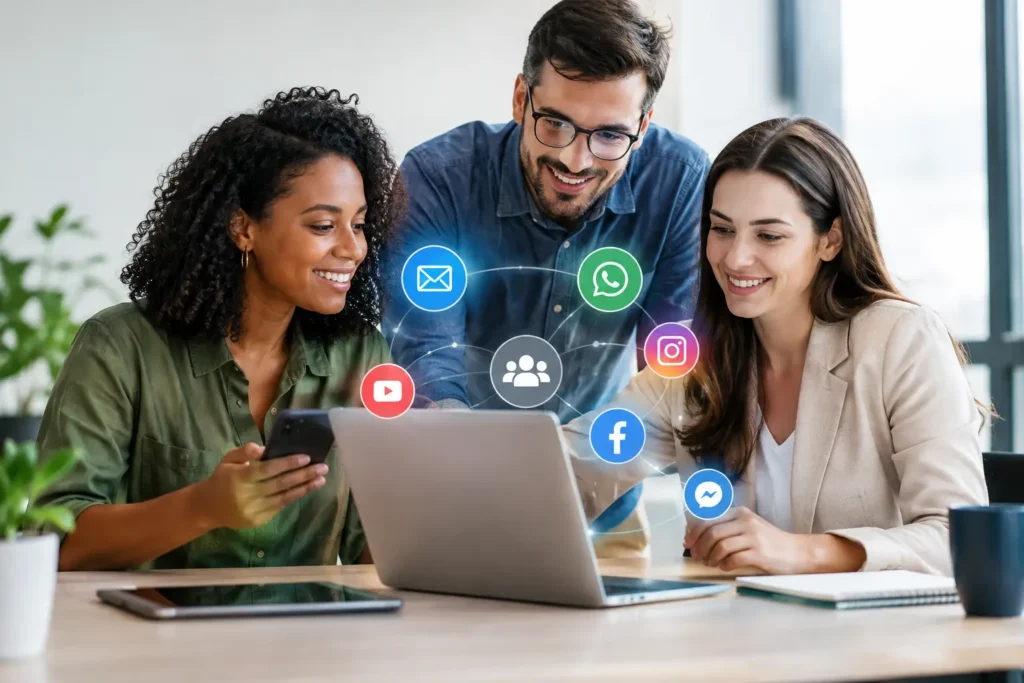 Guia de comunicação multicanal para crescer